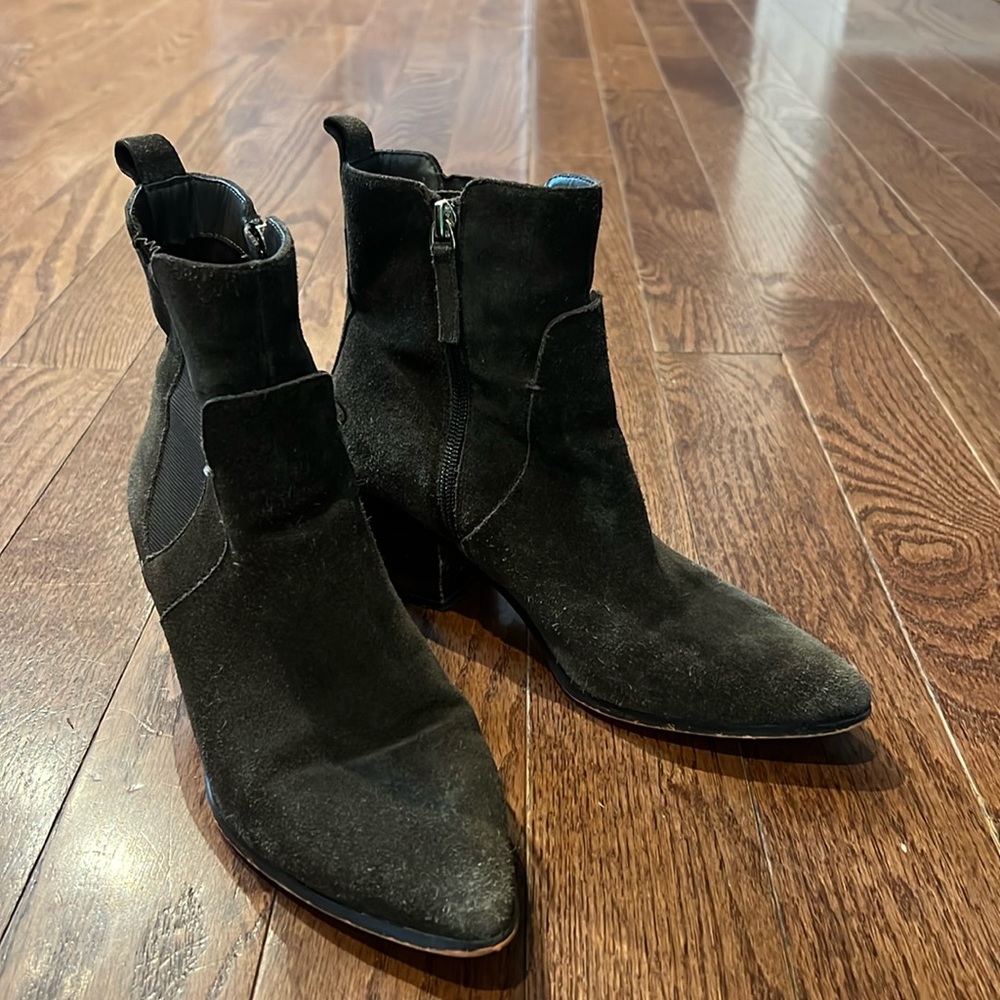 Genuine Leather Tahari Suede Boots